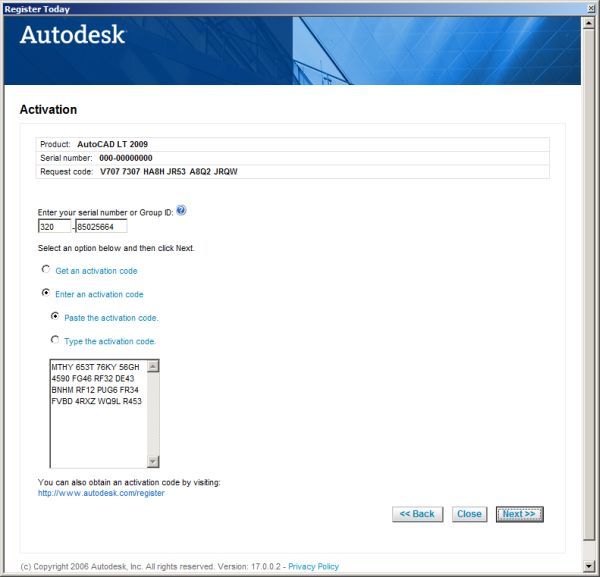 how to activate autocad 2008 64 bit